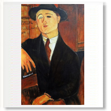 絵画販売複製画モディリアーニポールギョームの肖像